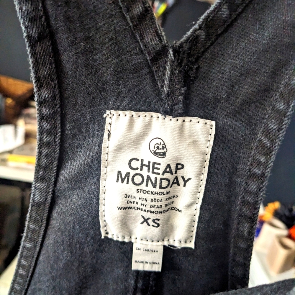 Women’s Cheap Monday Black Overalls in XSmall
